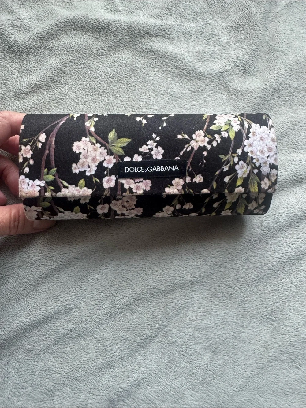Dolce & Gabbana Black Floral Women’s sunglass case